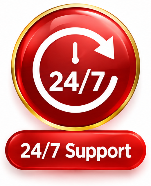 24/7 phone support